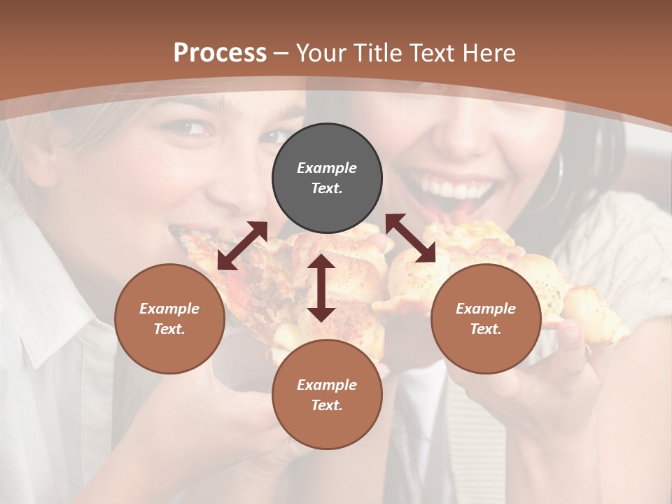 Greeting Candle Chocolate PowerPoint Template