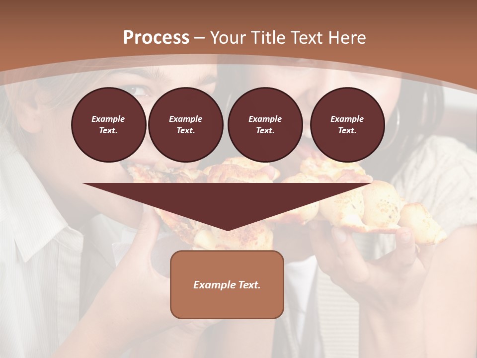 Greeting Candle Chocolate PowerPoint Template