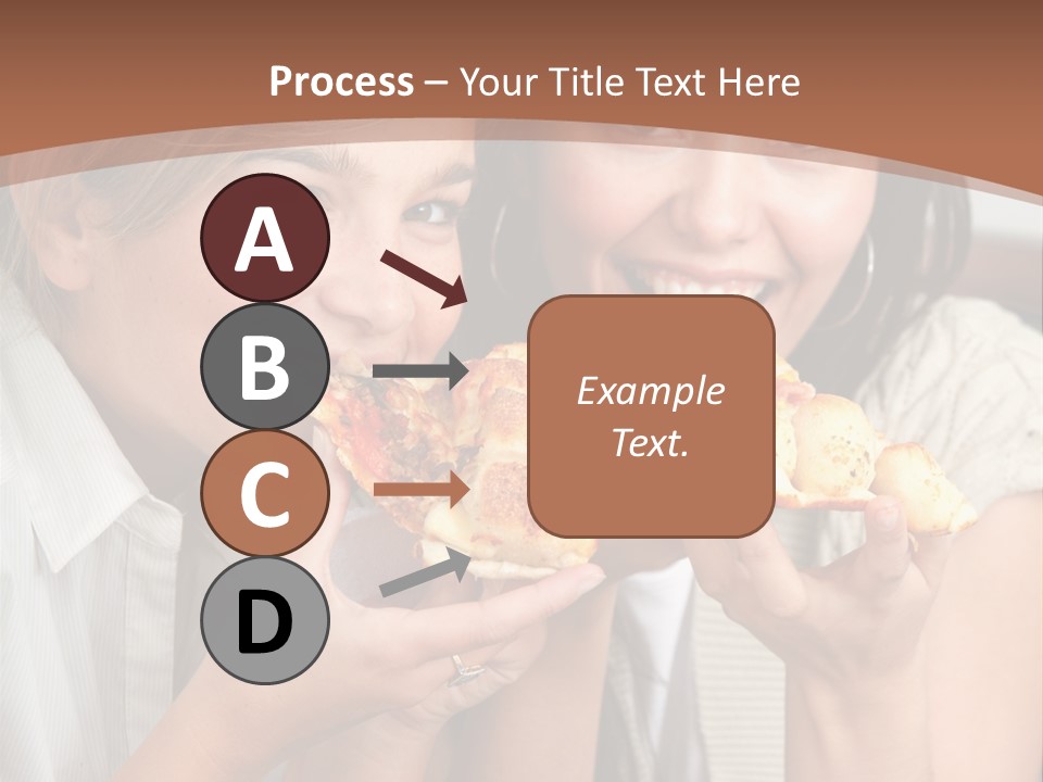 Greeting Candle Chocolate PowerPoint Template