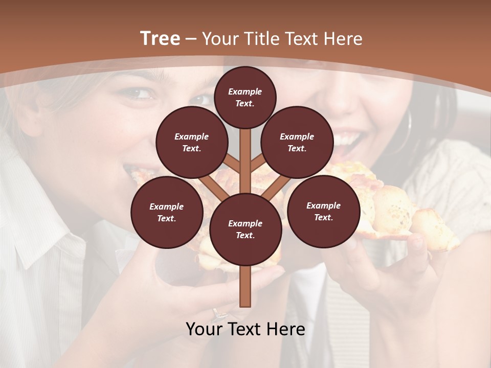 Greeting Candle Chocolate PowerPoint Template