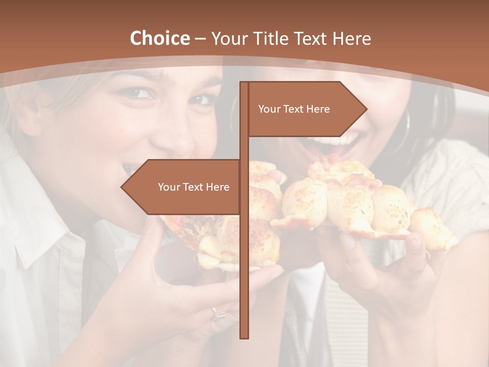 Greeting Candle Chocolate PowerPoint Template