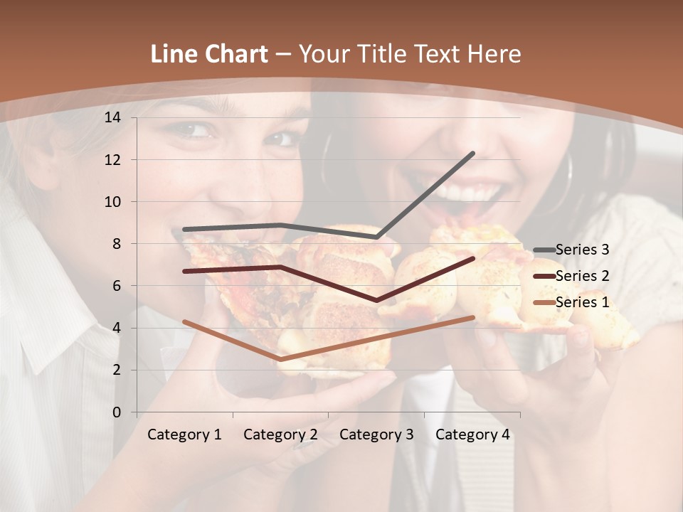 Greeting Candle Chocolate PowerPoint Template