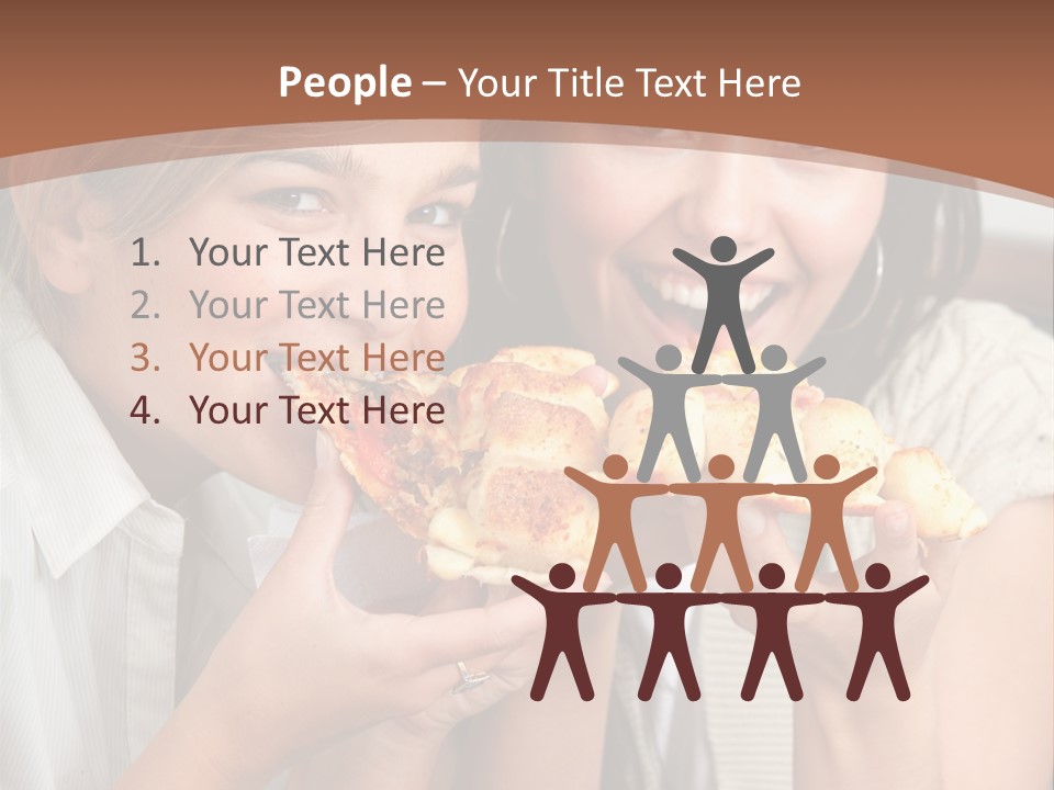 Greeting Candle Chocolate PowerPoint Template