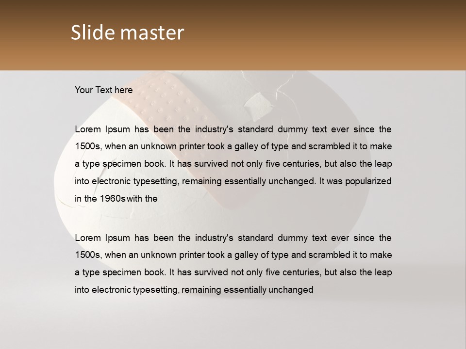 Card Decorated Pattern PowerPoint Template