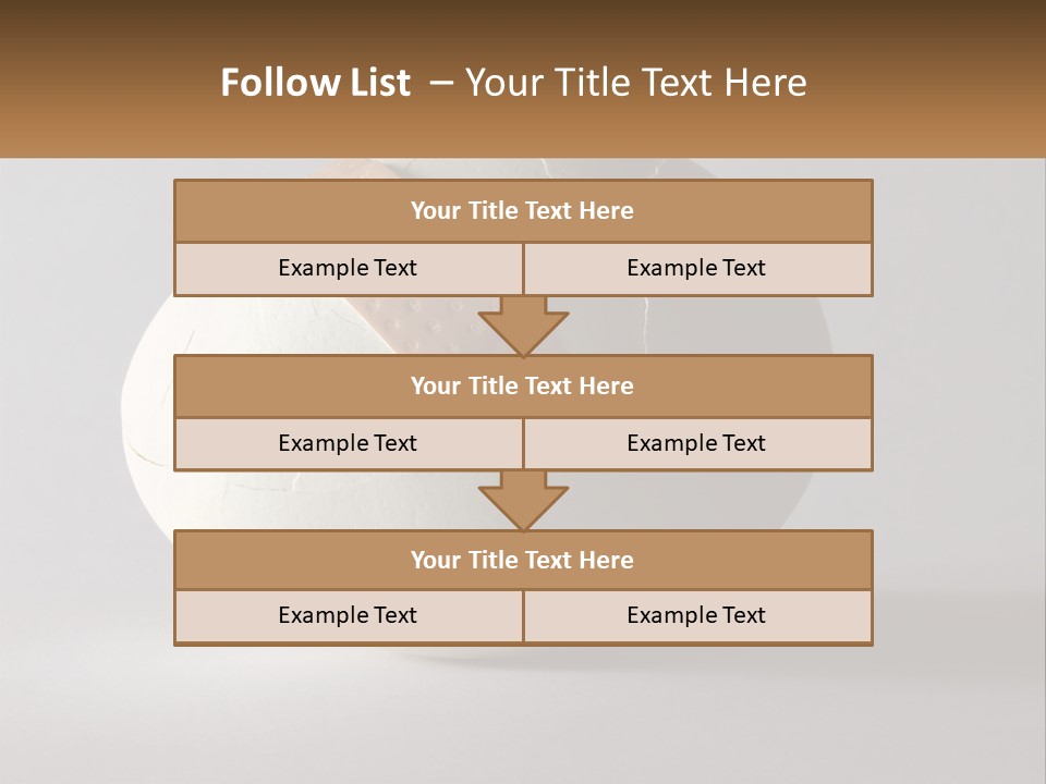 Card Decorated Pattern PowerPoint Template