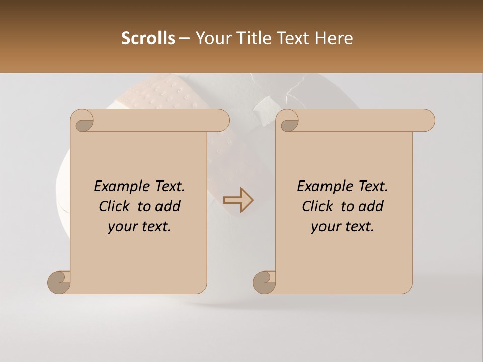 Card Decorated Pattern PowerPoint Template