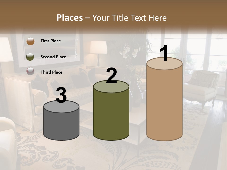 Candle Background Cake PowerPoint Template