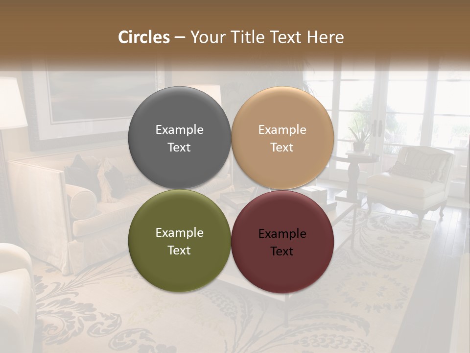 Candle Background Cake PowerPoint Template