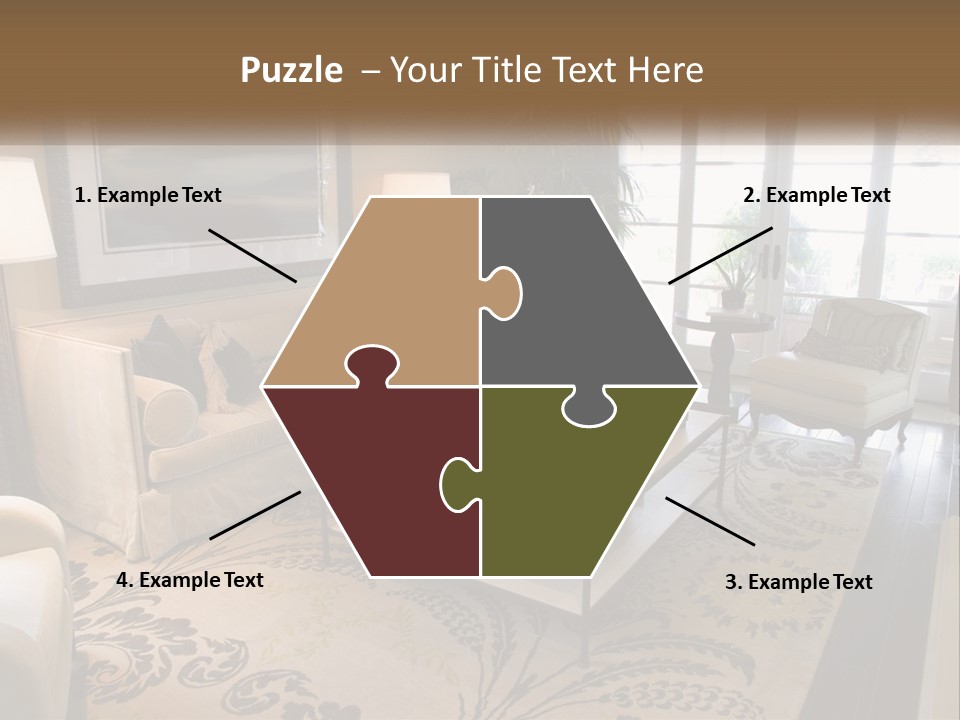 Candle Background Cake PowerPoint Template