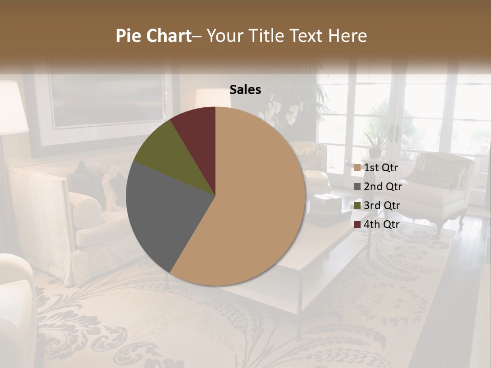 Candle Background Cake PowerPoint Template