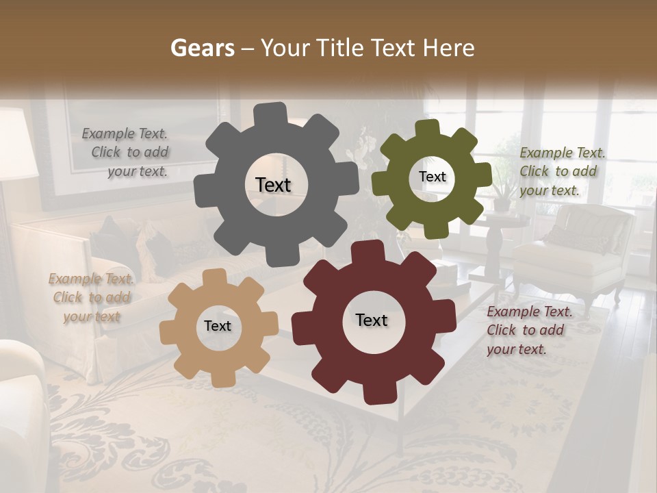 Candle Background Cake PowerPoint Template