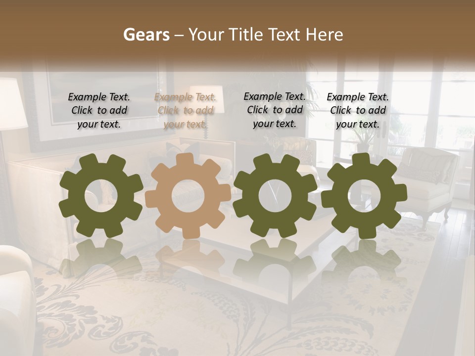 Candle Background Cake PowerPoint Template