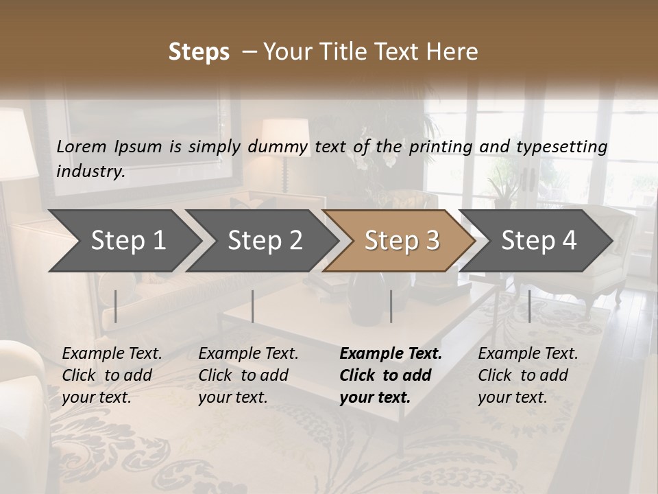 Candle Background Cake PowerPoint Template