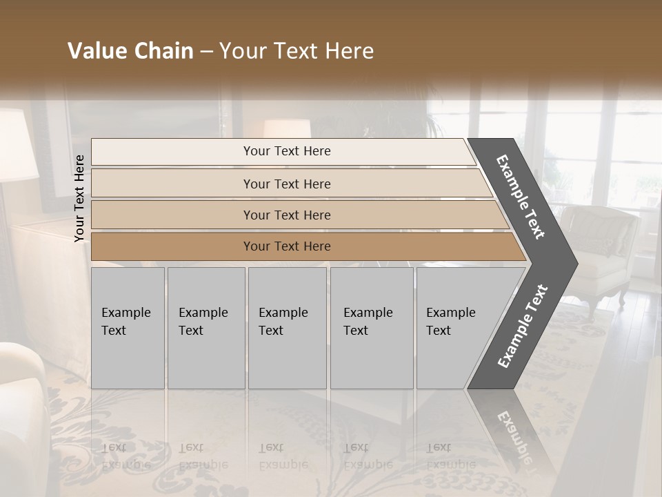 Candle Background Cake PowerPoint Template