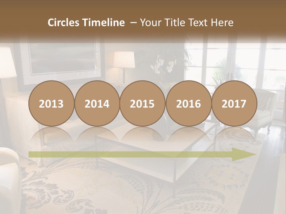 Candle Background Cake PowerPoint Template