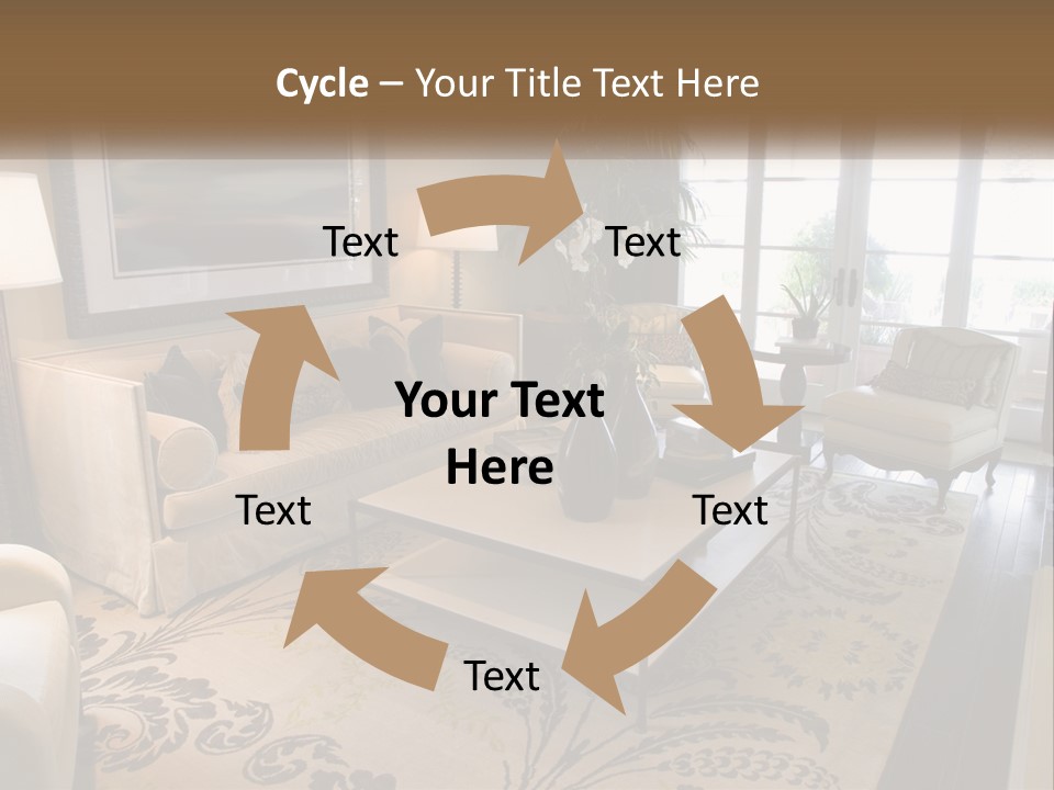 Candle Background Cake PowerPoint Template