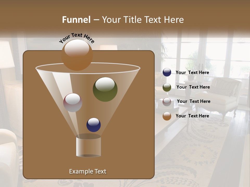 Candle Background Cake PowerPoint Template