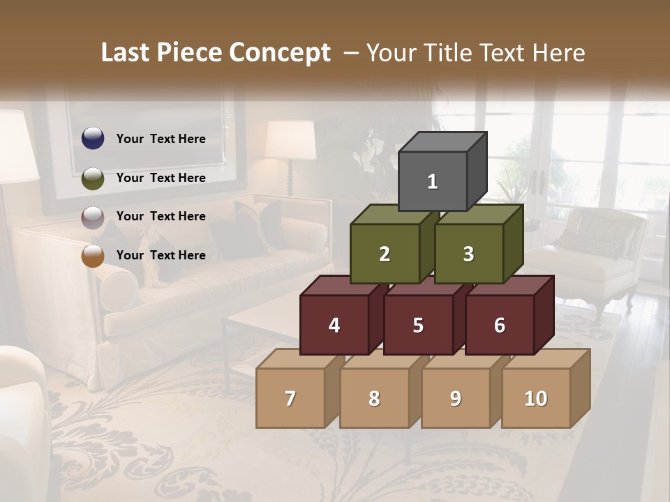 Candle Background Cake PowerPoint Template