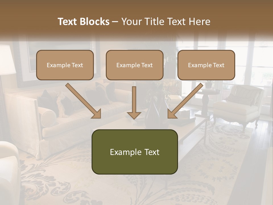 Candle Background Cake PowerPoint Template