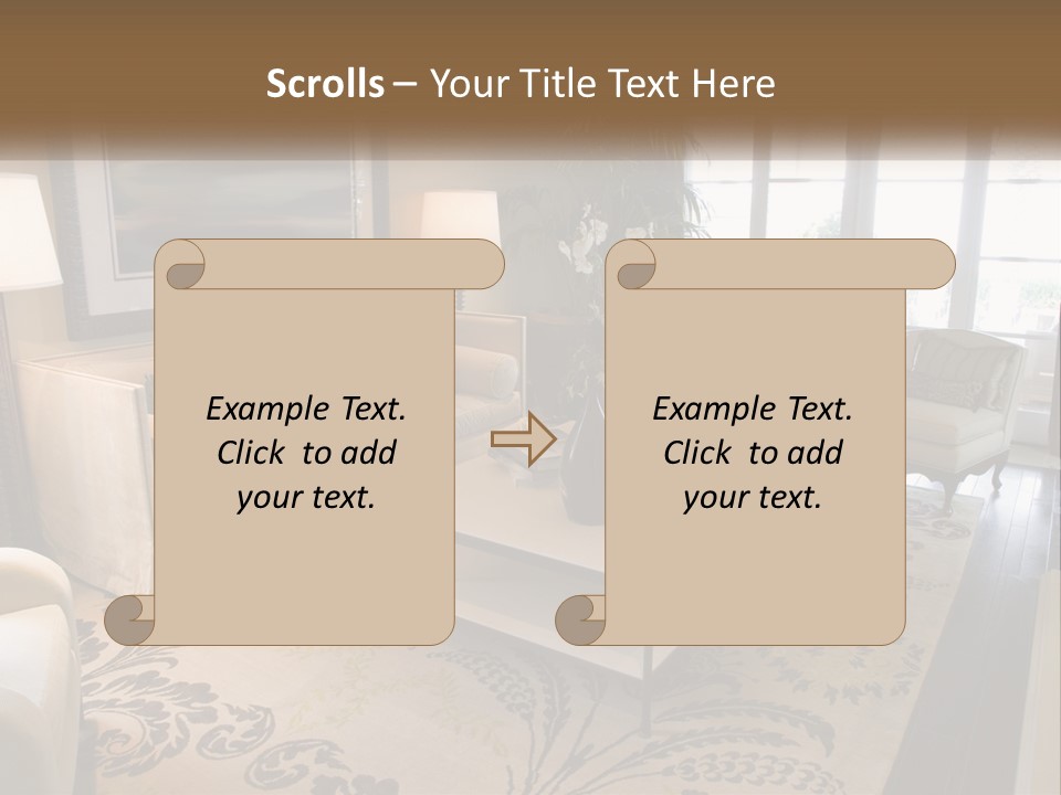Candle Background Cake PowerPoint Template