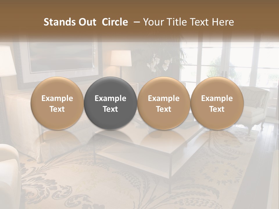 Candle Background Cake PowerPoint Template