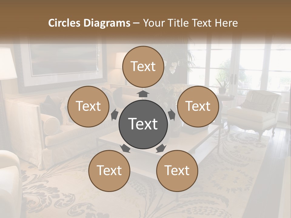 Candle Background Cake PowerPoint Template