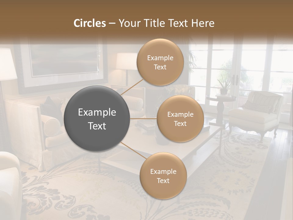 Candle Background Cake PowerPoint Template