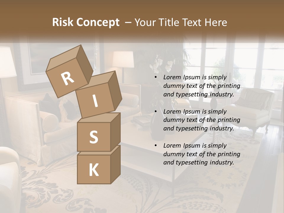 Candle Background Cake PowerPoint Template