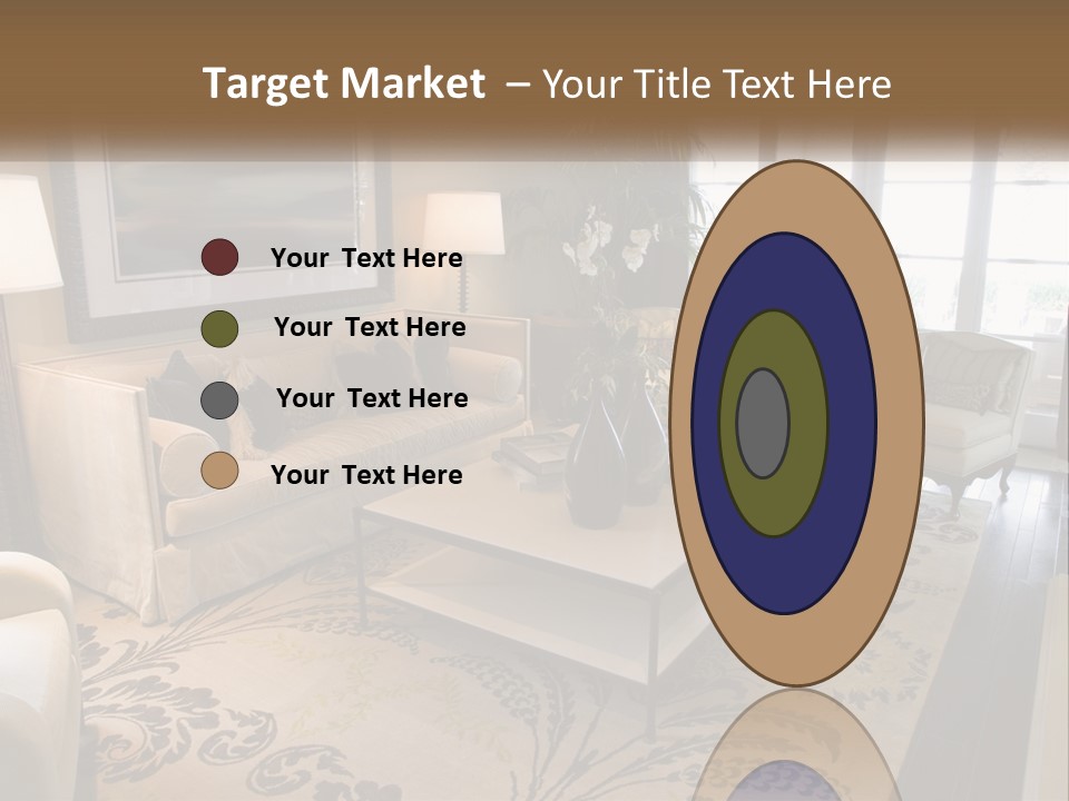 Candle Background Cake PowerPoint Template