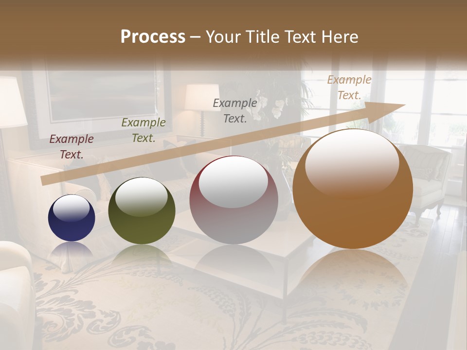 Candle Background Cake PowerPoint Template
