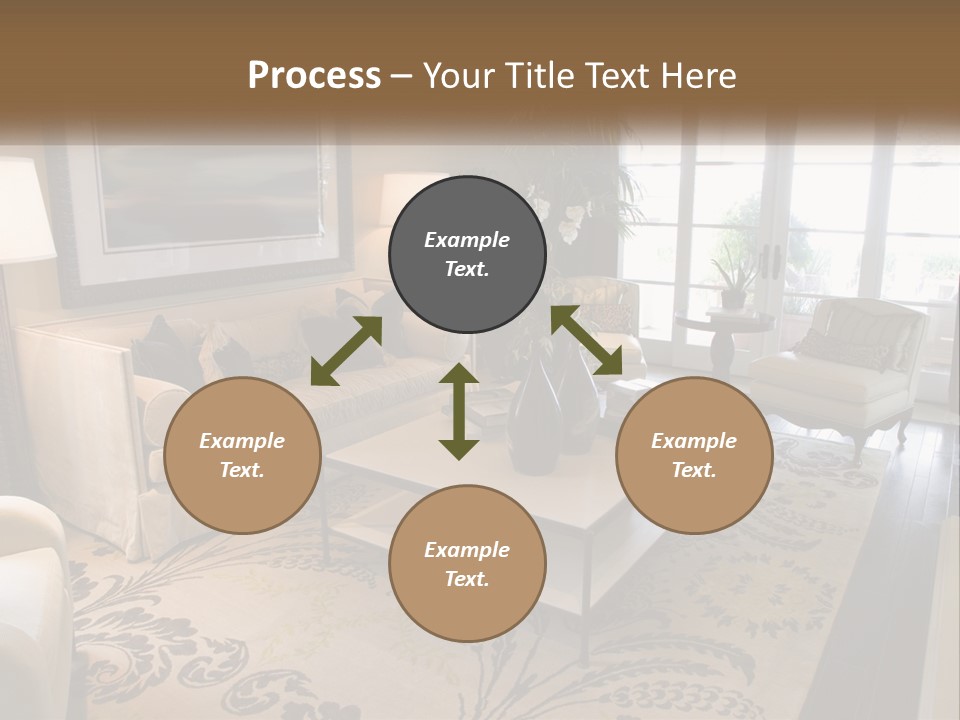 Candle Background Cake PowerPoint Template