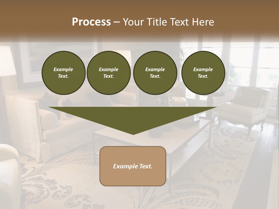 Candle Background Cake PowerPoint Template