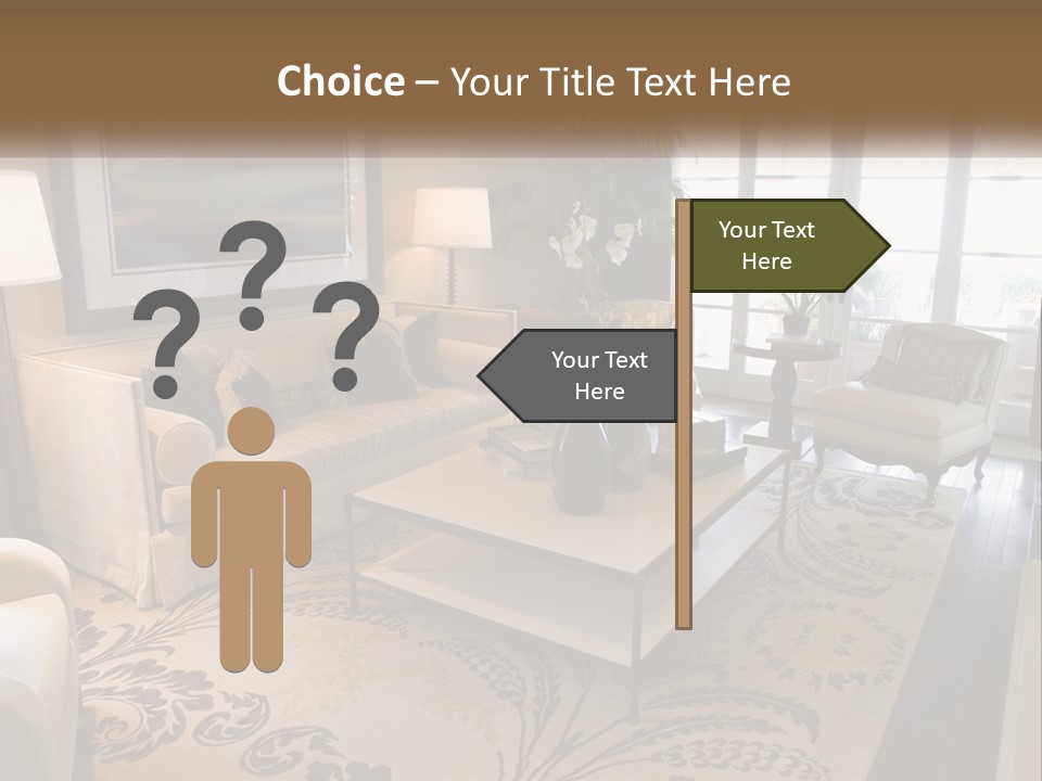 Candle Background Cake PowerPoint Template