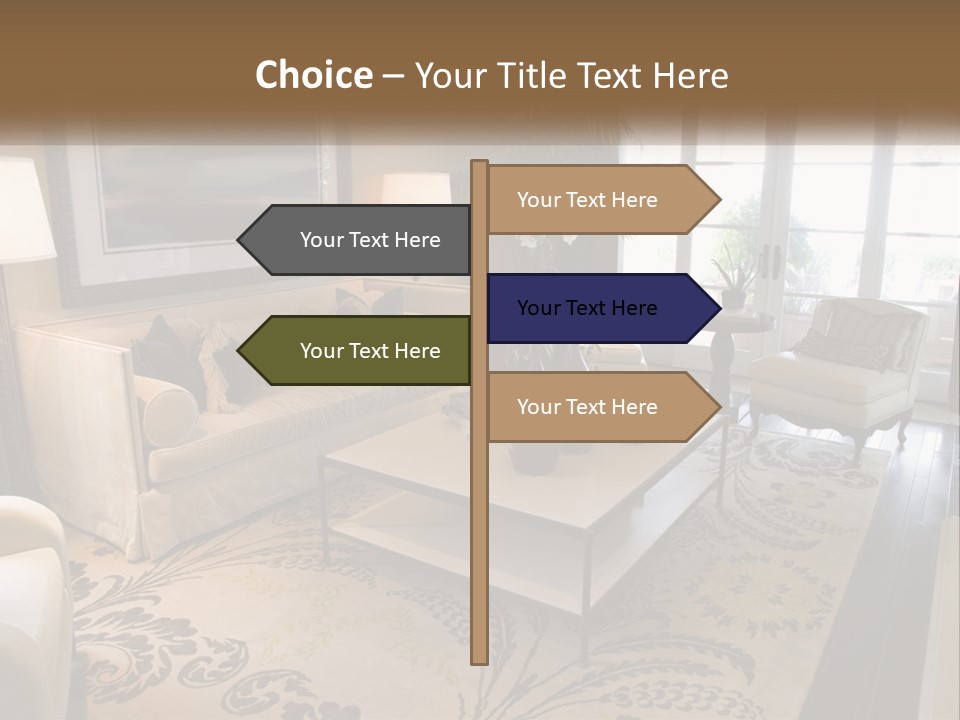Candle Background Cake PowerPoint Template