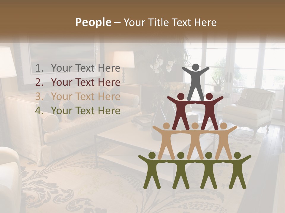 Candle Background Cake PowerPoint Template