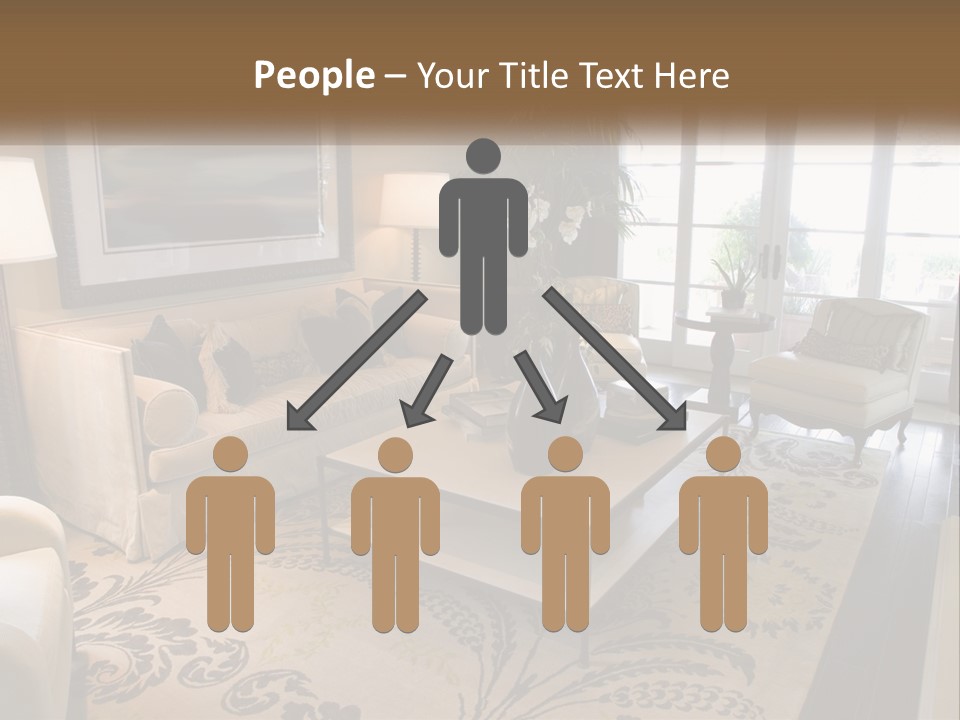 Candle Background Cake PowerPoint Template