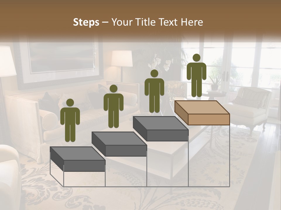 Candle Background Cake PowerPoint Template