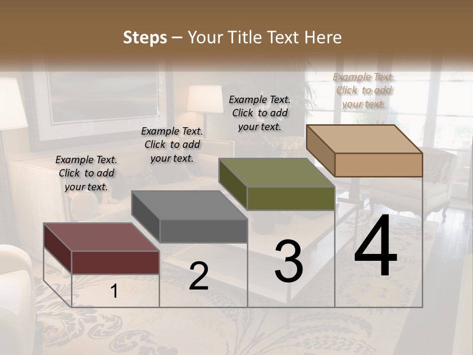 Candle Background Cake PowerPoint Template
