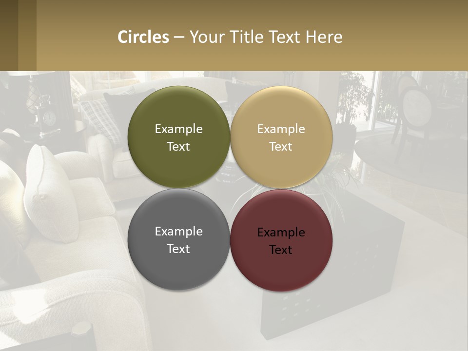 Isolated Happiness Postage PowerPoint Template