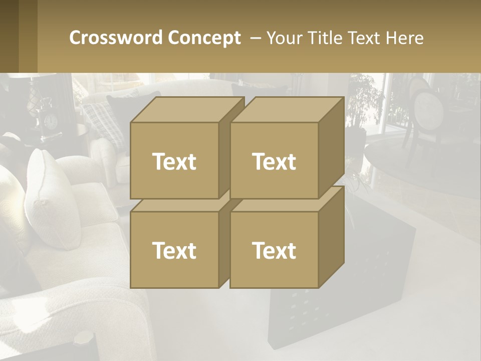 Isolated Happiness Postage PowerPoint Template