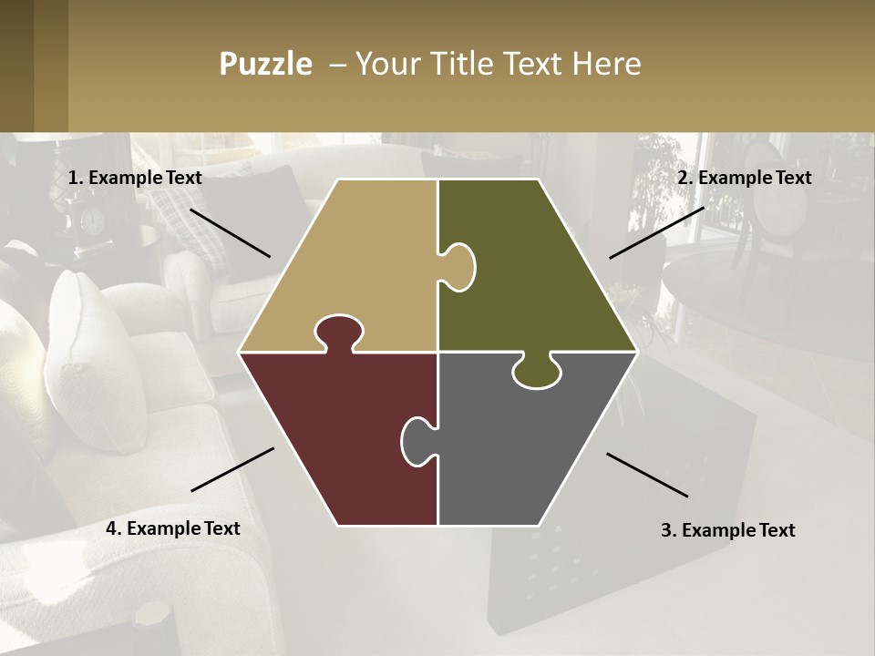 Isolated Happiness Postage PowerPoint Template