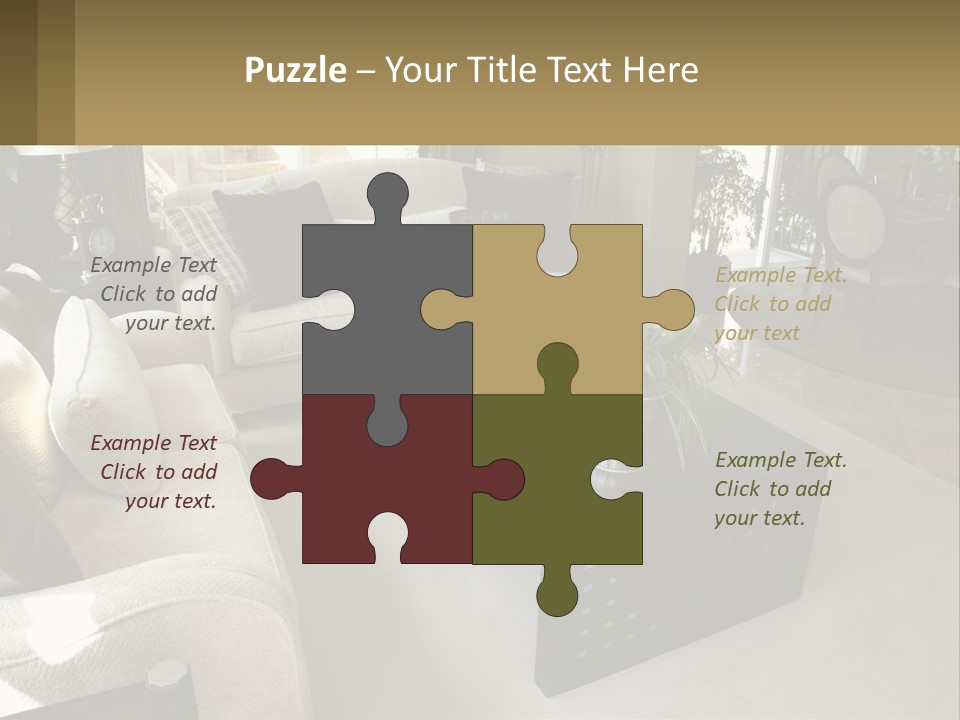 Isolated Happiness Postage PowerPoint Template