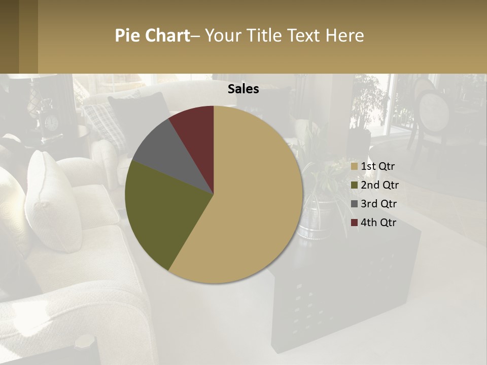 Isolated Happiness Postage PowerPoint Template