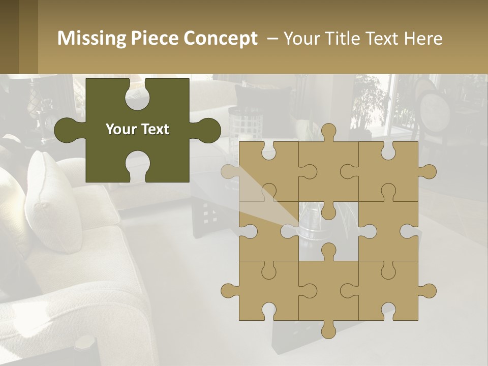 Isolated Happiness Postage PowerPoint Template