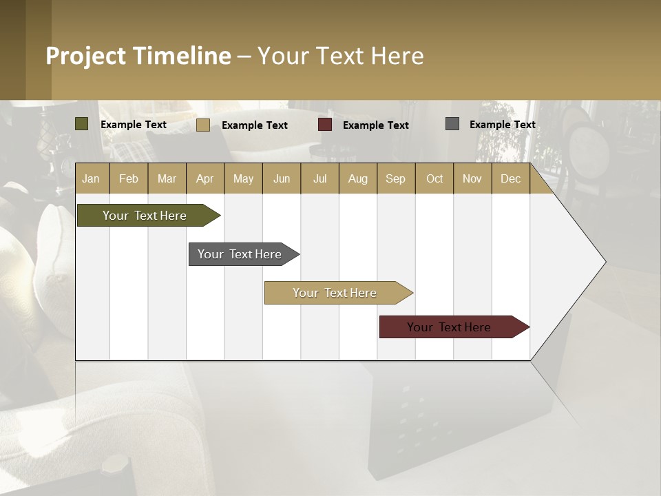 Isolated Happiness Postage PowerPoint Template