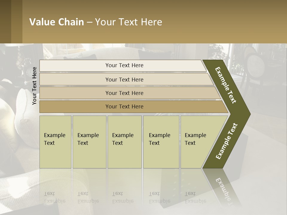 Isolated Happiness Postage PowerPoint Template