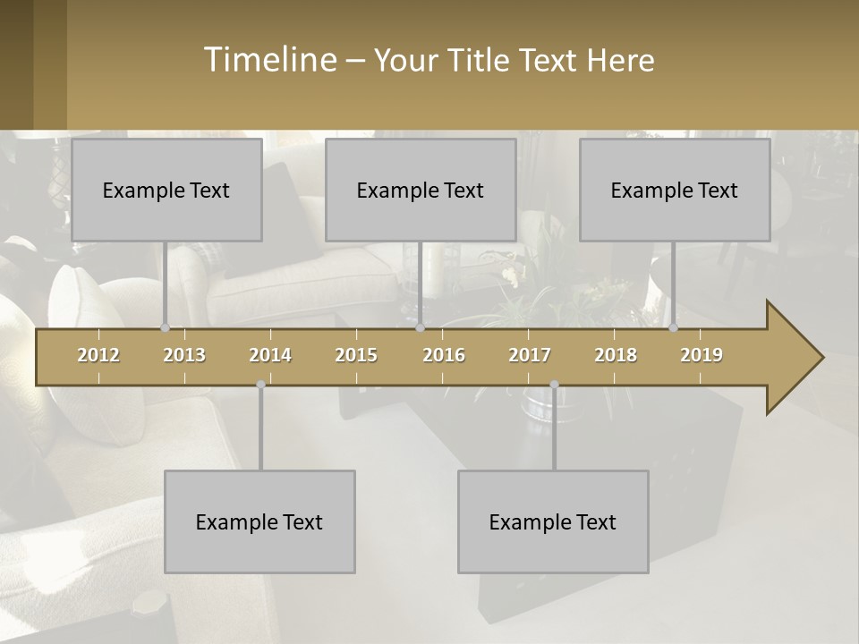 Isolated Happiness Postage PowerPoint Template