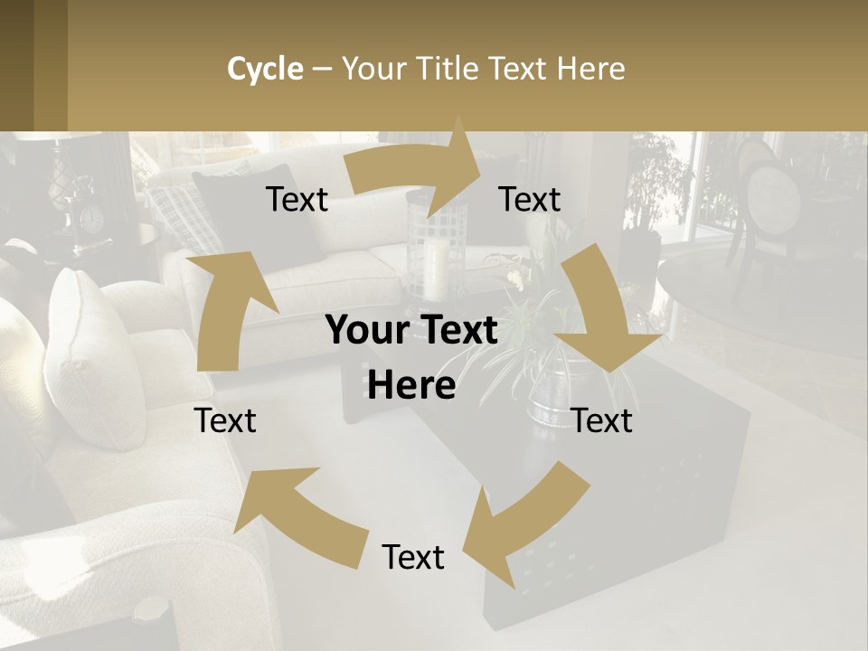 Isolated Happiness Postage PowerPoint Template