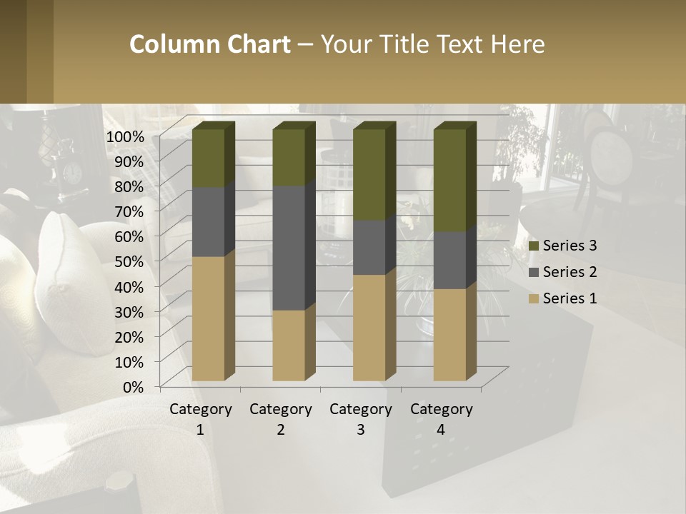 Isolated Happiness Postage PowerPoint Template