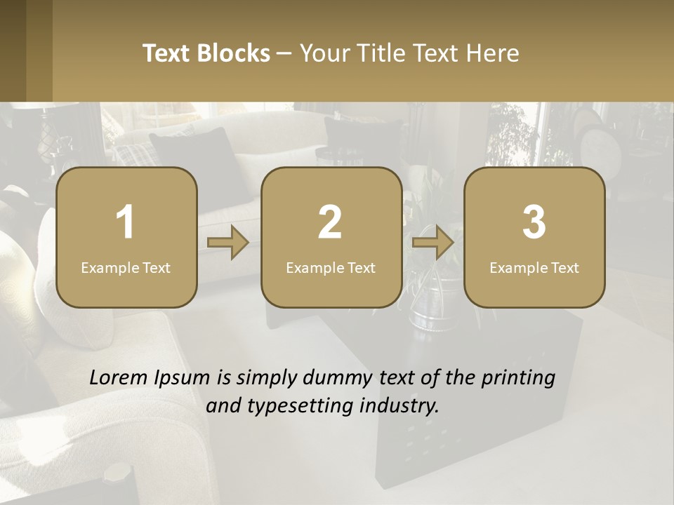Isolated Happiness Postage PowerPoint Template